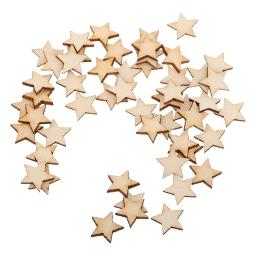 UKCOCO 50 Stück Unfertige Holzsterne für Weihnachten Hochzeiten Diy Bastelprojekte Malen und Pädagogische Dekorationen pro Stück UKCOCO 50 Stück Unfertige Holzsterne für Weihnachten Hochzeiten Diy Bastelprojekte Malen und Pädagogische Dekorationen pro Stück von UKCOCO