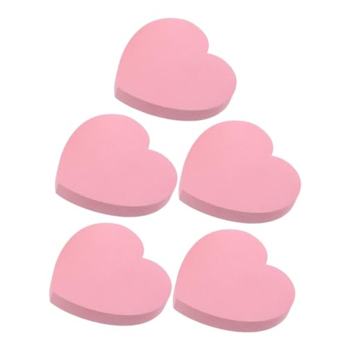 UKCOCO 500 Blatt Herzförmige Haftnotizen Selbstklebend Niedlich Memo Pads Für Büro Nachrichten Erinnerungen Organisation Praktisch Leicht Abziehbar von UKCOCO