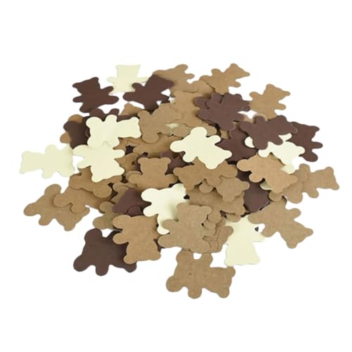 UKCOCO 500 Stück Bärenkonfetti Bären- -Dusche Dekorationen für die Babyparty mit Bärenmotiv Babyparty Konfetti bärenförmig Bären-Babyparty-Dekorationen Papier UKCOCO 500 Stück Bärenkonfetti Bären- -Dusche Dekorationen für die Babyparty mit Bärenmotiv Babyparty Konfetti bärenförmig Bären-Babyparty-Dekorationen Papier von UKCOCO