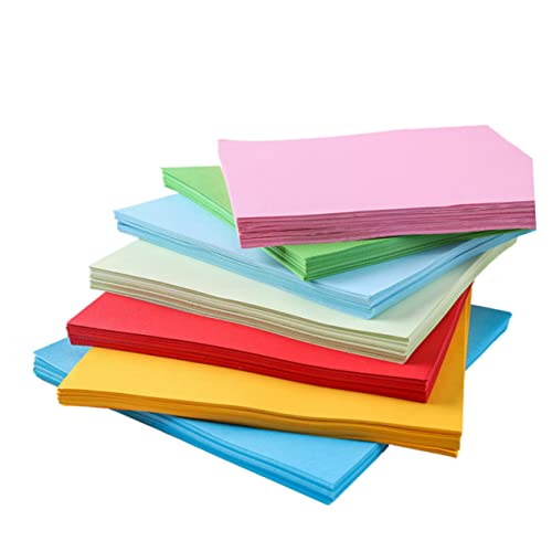 UKCOCO 500 Stück Buntes Origami Papier für Farben für Bastelprojekte Kindergarten und DIY Handarbeiten und Vielseitig Verwendbar von UKCOCO