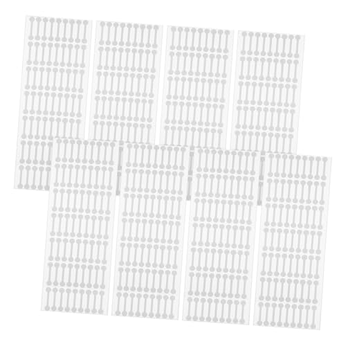 UKCOCO 500 Stück Selbstklebende Manipulationssichere Siegelaufkleber PVC Klebeetiketten für Flaschen und Verpackungsversiegelung Transparent Vielseitig für Kosmetik und Aromaflaschen von UKCOCO