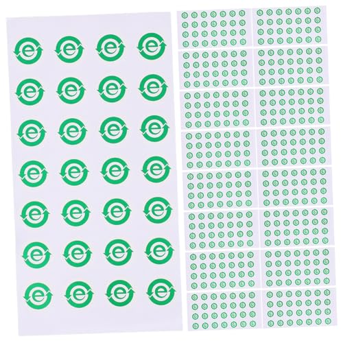 UKCOCO 500Stücke Elektronische Produktetiketten Wiederverwendbare Recyclingaufkleber für Nachhaltige Verpackung Stark Haftend für Elektronische Produkte UKCOCO 500Stücke Elektronische Produktetiketten Wiederverwendbare Recyclingaufkleber für Nachhaltige Verpackung Stark Haftend für Elektronische Produkte von UKCOCO