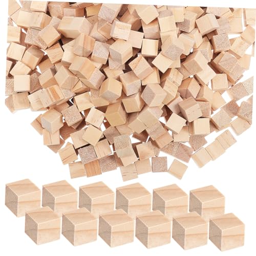 UKCOCO 500Stücke Kleine Holzklötze Massivem Holz Quadratische Bauwürfel Unbehandelte Holzblöcke für Bastelprojekte Dekoration und Kunstwerke Robust und Langlebig UKCOCO 500Stücke Kleine Holzklötze Massivem Holz Quadratische Bauwürfel Unbehandelte Holzblöcke für Bastelprojekte Dekoration und Kunstwerke Robust und Langlebig von UKCOCO