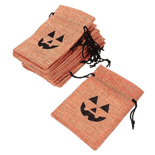 UKCOCO 50Stücke Halloween Geschenkbeutel mit Kordelzug Kürbis Praktische Süßigkeitstüten für Halloween Feiern und Snacks UKCOCO 50Stücke Halloween Geschenkbeutel mit Kordelzug Kürbis Praktische Süßigkeitstüten für Halloween Feiern und Snacks von UKCOCO