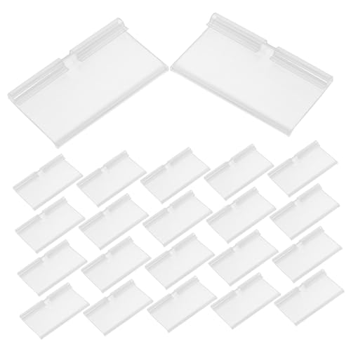 UKCOCO 50Stücke Transparente Preisschilder aus Robustem Regaletikettenhalter für Effiziente Preisanzeigen Supermärkten Einzelhandelsgeschäften UKCOCO 50Stücke Transparente Preisschilder aus Robustem Regaletikettenhalter für Effiziente Preisanzeigen Supermärkten Einzelhandelsgeschäften von UKCOCO