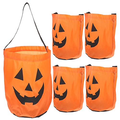 UKCOCO 5Stücke Halloween Geschenktüten aus Kürbisbeutel für Süßigkeiten und Kleine für Halloween Partys und Andere Anlässe Wiederverwendbar UKCOCO 5Stücke Halloween Geschenktüten aus Kürbisbeutel für Süßigkeiten und Kleine für Halloween Partys und Andere Anlässe Wiederverwendbar von UKCOCO
