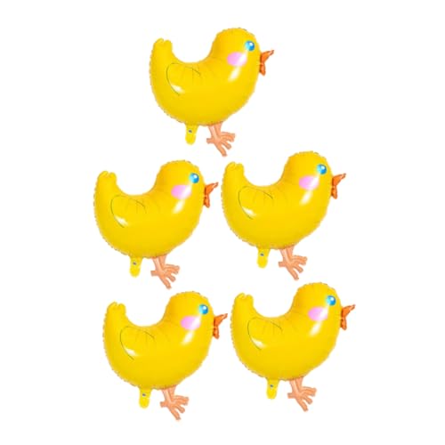 UKCOCO 5pcs Entzückende Hühnerballons Für Geburtstagsfeier Und Familienfoto -dekorationen Für Farmthema Und Karnevalsfeierlichkeiten von UKCOCO