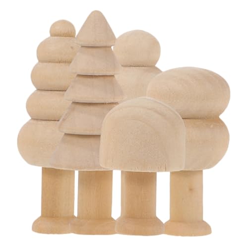 UKCOCO 5stücke Unvollendete Holzfiguren Für Kreative -projekte Teiliges Mit Miniaturbäumen Und Pilzen Für Junge Mädchen Zum Bemalen Und Basteln Fördert Kreativität Und Fantasie UKCOCO 5stücke Unvollendete Holzfiguren Für Kreative -projekte Teiliges Mit Miniaturbäumen Und Pilzen Für Junge Mädchen Zum Bemalen Und Basteln Fördert Kreativität Und Fantasie von UKCOCO