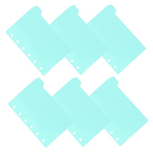 UKCOCO 6 Blatt PP Trennblätter Teilig Langlebige Ringbuch Registerkarten Beschriftbar Praktische Ordner Teiler für Notizbücher und Dokumentenorganisation UKCOCO 6 Blatt PP Trennblätter Teilig Langlebige Ringbuch Registerkarten Beschriftbar Praktische Ordner Teiler für Notizbücher und Dokumentenorganisation von UKCOCO