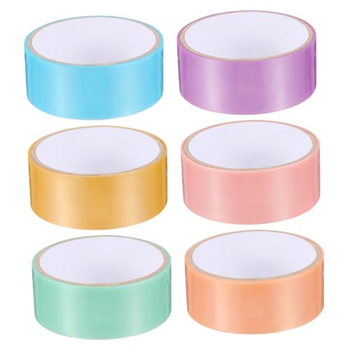 UKCOCO 6 Rollen Breites Farbiges DIY Klebeband mit Klebrigen Kugeln Dekoratives Leichtes Entspannungsspielzeug für Kreative Bastelprojekte Geschenkidee UKCOCO 6 Rollen Breites Farbiges DIY Klebeband mit Klebrigen Kugeln Dekoratives Leichtes Entspannungsspielzeug für Kreative Bastelprojekte Geschenkidee von UKCOCO