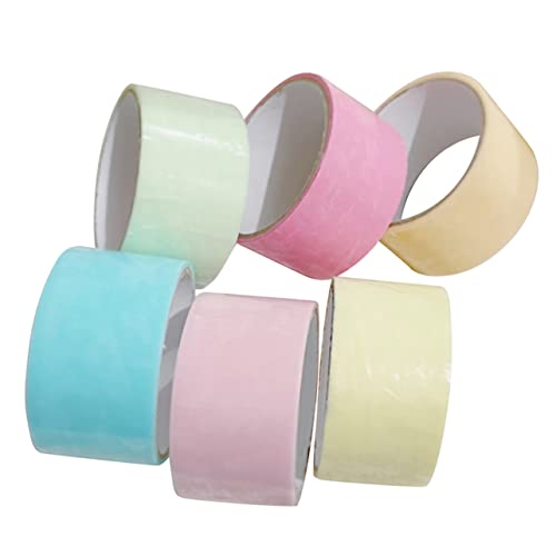 UKCOCO 6 Rollen Farbiges Sticky Balls Klebeband Seidiges Langlebiges DIY Klebeband für Stressabbau und Entspannung Sichere Kunststoffmaterialien Vielseitiges für Freunde und Familie UKCOCO 6 Rollen Farbiges Sticky Balls Klebeband Seidiges Langlebiges DIY Klebeband für Stressabbau und Entspannung Sichere Kunststoffmaterialien Vielseitiges für Freunde und Familie von UKCOCO