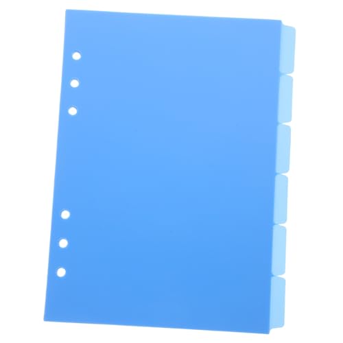 UKCOCO 6 Stück PP Trennblätter Teilig Blau Robuste Haushaltsbuch Register Praktische Ordner und Notizbuch Register für Büro Journal Planer Tagebuch Vielseitige Binder Tabs Zubehör UKCOCO 6 Stück PP Trennblätter Teilig Blau Robuste Haushaltsbuch Register Praktische Ordner und Notizbuch Register für Büro Journal Planer Tagebuch Vielseitige Binder Tabs Zubehör von UKCOCO