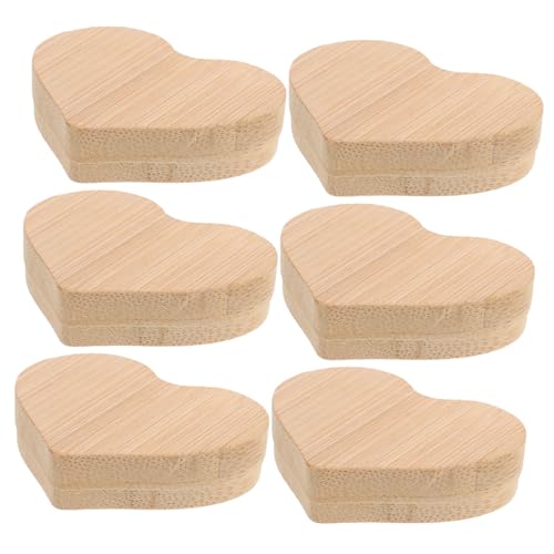 UKCOCO 6 Stück Teiliges Holzherz Schablonen aus Naturbelassenem Holz DIY Bastelholzscheiben für Malerei Heimdekoration Kinderhandwerk und Kreative Holzverzierungen UKCOCO 6 Stück Teiliges Holzherz Schablonen aus Naturbelassenem Holz DIY Bastelholzscheiben für Malerei Heimdekoration Kinderhandwerk und Kreative Holzverzierungen von UKCOCO