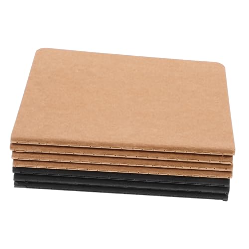 UKCOCO 6 Stück Teiliges Skizzenbuch mit Unlinierte Kompakte Zeichen und Malbücher für Schüler und Künstler Dickes Papier für Zeichnungen Reise Journal Schwarz und Naturpapier Umschlag UKCOCO 6 Stück Teiliges Skizzenbuch mit Unlinierte Kompakte Zeichen und Malbücher für Schüler und Künstler Dickes Papier für Zeichnungen Reise Journal Schwarz und Naturpapier Umschlag von UKCOCO