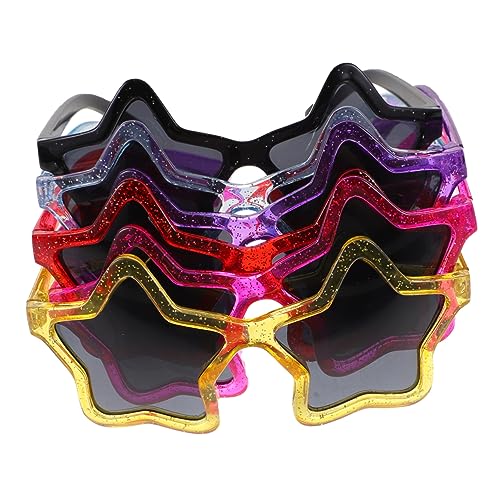 UKCOCO 6 Stück Teiliges Sternförmige Partybrille Bunte Lustige Sonnenbrille Für Jungen Mädchen Karneval Geburtstag Kostüm Zubehör UKCOCO 6 Stück Teiliges Sternförmige Partybrille Bunte Lustige Sonnenbrille Für Jungen Mädchen Karneval Geburtstag Kostüm Zubehör von UKCOCO