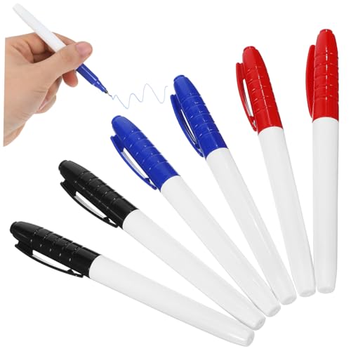 UKCOCO 6 Stück Whiteboard Marker Spitze Abwischbar Trockenlöschbare Stifte Magnetisch Farben Blau Schwarz Rot für Büro Schule und Heimgebrauch UKCOCO 6 Stück Whiteboard Marker Spitze Abwischbar Trockenlöschbare Stifte Magnetisch Farben Blau Schwarz Rot für Büro Schule und Heimgebrauch von UKCOCO