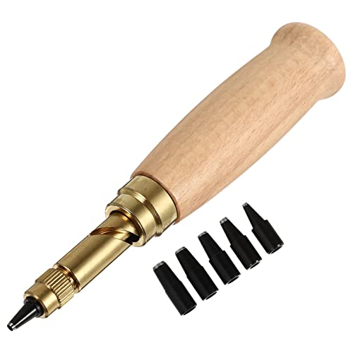 UKCOCO 6-teiliges Stanzset für Leder, legierter Stahl, automatische Lochstanzer, geeignet für 1,5 mm, 2 mm, 2,5 mm, 3 mm, 3,5 mm, 4 mm UKCOCO 6-teiliges Stanzset für Leder, legierter Stahl, automatische Lochstanzer, geeignet für 1,5 mm, 2 mm, 2,5 mm, 3 mm, 3,5 mm, 4 mm von UKCOCO