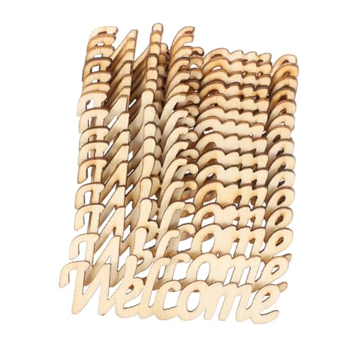 UKCOCO 60pcs DIY Kleine Hölzerne Begrüßungsschildausschnitte Unvollendete Holzwörter Zum Malen Von Handwerks Verzierungen DIY -ausschnitte Ornamente UKCOCO 60pcs DIY Kleine Hölzerne Begrüßungsschildausschnitte Unvollendete Holzwörter Zum Malen Von Handwerks Verzierungen DIY -ausschnitte Ornamente von UKCOCO