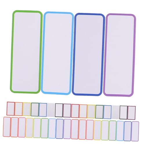UKCOCO 67 Stück Teiliges Magnetisches Whiteboard Label Abwischbare Wiederverwendbare Magnetetiketten in Zwei Beschreibbar Leicht Haftend für Lager Kühlschrank Whiteboard Multifunktional von UKCOCO