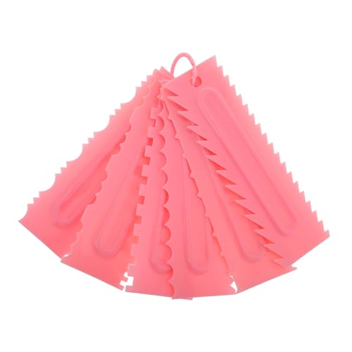 UKCOCO 6Er Set Backschaber -Set Werkzeug Fondant -Schaber Küchengeräte aus Kunststoff Teigschaber aus Kunststoff Keksschaber Pizzateigschaber Küchenschaber pp Rosa UKCOCO 6Er Set Backschaber -Set Werkzeug Fondant -Schaber Küchengeräte aus Kunststoff Teigschaber aus Kunststoff Keksschaber Pizzateigschaber Küchenschaber pp Rosa von UKCOCO