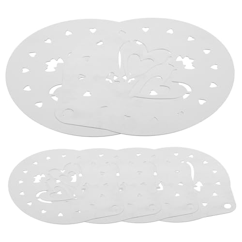 UKCOCO 6Stücke DIY Fondant Schablonen Für Dekoration Kekse Und Desserts Zu Reinigen Und Präzise Für Kreative Backprojekte Und Zu Besonderen von UKCOCO