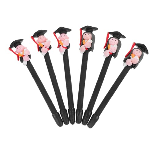 UKCOCO 6Stücke Doktorandenstifte Polymer Clay Kugelschreiber für Schule und Büro Kreative Schreibwaren mit Einzigartigem Design für Studenten und UKCOCO 6Stücke Doktorandenstifte Polymer Clay Kugelschreiber für Schule und Büro Kreative Schreibwaren mit Einzigartigem Design für Studenten und von UKCOCO