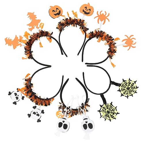 UKCOCO 6Stücke Halloween Stirnbänder Spinnen Kürbis Skelett Netz Kostüm Requisite für Halloween Partys Cosplay Fotografie und Rollenspiele UKCOCO 6Stücke Halloween Stirnbänder Spinnen Kürbis Skelett Netz Kostüm Requisite für Halloween Partys Cosplay Fotografie und Rollenspiele von UKCOCO