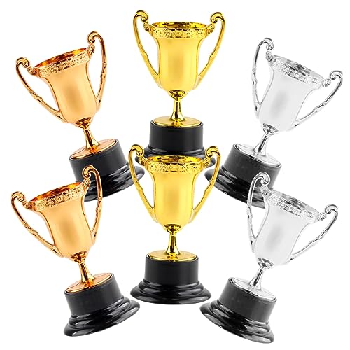 UKCOCO 6Stücke Kunststoff Trophäen Pokale für Sportveranstaltungen und Partys Langlebige Auszeichnungen Dekorative Spielzeuge Ehrung für Champions UKCOCO 6Stücke Kunststoff Trophäen Pokale für Sportveranstaltungen und Partys Langlebige Auszeichnungen Dekorative Spielzeuge Ehrung für Champions von UKCOCO