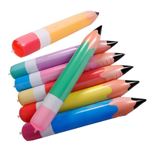 UKCOCO 7 Stück Teiliges PVC Aufblasbare Bleistifte Bunte Schulanfang Dekoration Leichte Hängende Klassenzimmer Deko Sichere PVC Material Lustige Party und Schulballons UKCOCO 7 Stück Teiliges PVC Aufblasbare Bleistifte Bunte Schulanfang Dekoration Leichte Hängende Klassenzimmer Deko Sichere PVC Material Lustige Party und Schulballons von UKCOCO