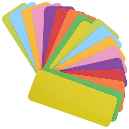 UKCOCO 72 Stück Teiliges Magnetisches Trockenlösch Abwischbare Whiteboard Magnetetiketten in Farben Wiederbeschreibbare Magnetaufkleber für Kühlschrank Whiteboard Büro und Zuhause von UKCOCO