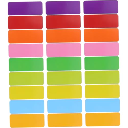 UKCOCO 72 Stück Teiliges Magnetisches Whiteboard mit Wiederbeschreibbaren Trockenen Radieretiketten in Farben Praktische Kühlschrank Memoaufkleber zur Vielseitigen Beschriftung und von UKCOCO