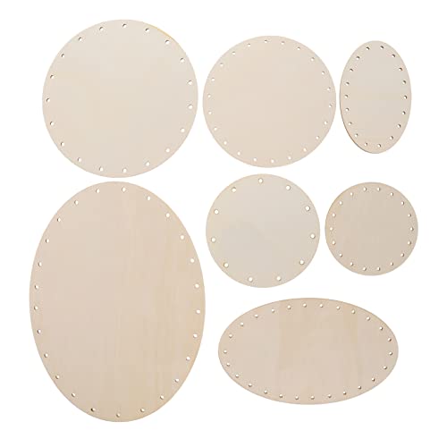 UKCOCO 7Stücke Teiliges DIY Holzspäne mit Löchern Unfertige Holzplatten für Bastelprojekte Partydekoration und Gestaltung von Anlässen UKCOCO 7Stücke Teiliges DIY Holzspäne mit Löchern Unfertige Holzplatten für Bastelprojekte Partydekoration und Gestaltung von Anlässen von UKCOCO