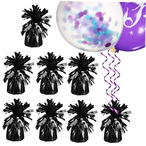 UKCOCO 8 Pcs Ballongewichtsblöcke Ballon Anhänger Party Lieferungen Ballonhalterzubehör Für Ferien Und Geburtstagsfeiern von UKCOCO