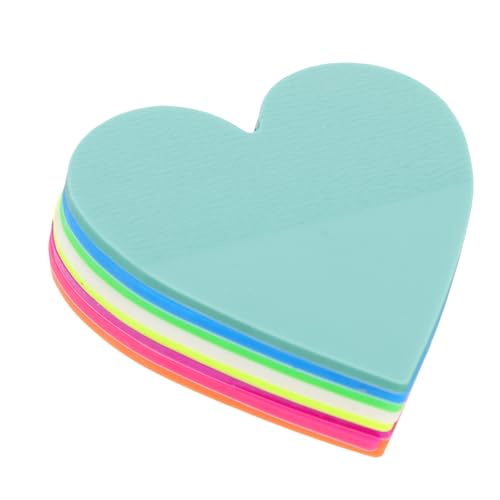 UKCOCO 8 Stück Teiliges Herzförmiger Selbstklebender Memo Pads in Leuchtenden Farben Kleine Notizblöcke mit Stark Haftenden Haftnotizen Praktische Schul und Büro Haftzettel für To Do UKCOCO 8 Stück Teiliges Herzförmiger Selbstklebender Memo Pads in Leuchtenden Farben Kleine Notizblöcke mit Stark Haftenden Haftnotizen Praktische Schul und Büro Haftzettel für To Do von UKCOCO
