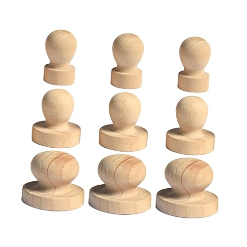UKCOCO 9 Stück Teiliges Holzstempel mit Rundgriff für Scrapbooking und DIY Verschiedene zum Personalisieren von Karten Tagebüchern und Bastelprojekten UKCOCO 9 Stück Teiliges Holzstempel mit Rundgriff für Scrapbooking und DIY Verschiedene zum Personalisieren von Karten Tagebüchern und Bastelprojekten von UKCOCO