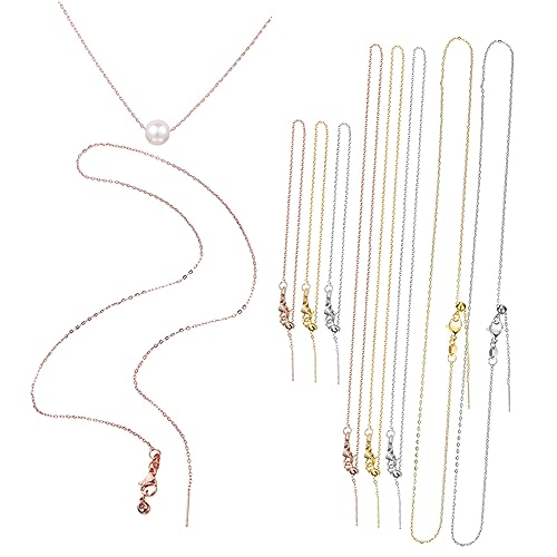 UKCOCO 9 Stück Teiliges Plated Chains Schmuckketten Armband Schlüsselbein und Pulloverketten für Schmuckherstellung DIY und Armbänder Selber Machen UKCOCO 9 Stück Teiliges Plated Chains Schmuckketten Armband Schlüsselbein und Pulloverketten für Schmuckherstellung DIY und Armbänder Selber Machen von UKCOCO