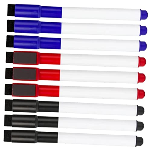 UKCOCO 9Stücke Magnetische Whiteboard Marker Wiederverwendbare Trockenerase Stifte und Abwischbare Marker für Schule Büro und Kreative Anwendungen UKCOCO 9Stücke Magnetische Whiteboard Marker Wiederverwendbare Trockenerase Stifte und Abwischbare Marker für Schule Büro und Kreative Anwendungen von UKCOCO