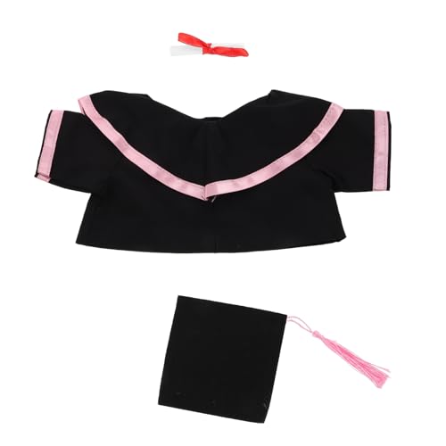 UKCOCO Abschlussbär-Outfit Plüschtier-Abschlussoutfit Bär Puppenkleidungszubehör Bärenpuppe Cosplay Kleidung Bärenpuppen-Abschlussschal Kuschelbär-Tiermütze Papier Rosa UKCOCO Abschlussbär-Outfit Plüschtier-Abschlussoutfit Bär Puppenkleidungszubehör Bärenpuppe Cosplay Kleidung Bärenpuppen-Abschlussschal Kuschelbär-Tiermütze Papier Rosa von UKCOCO