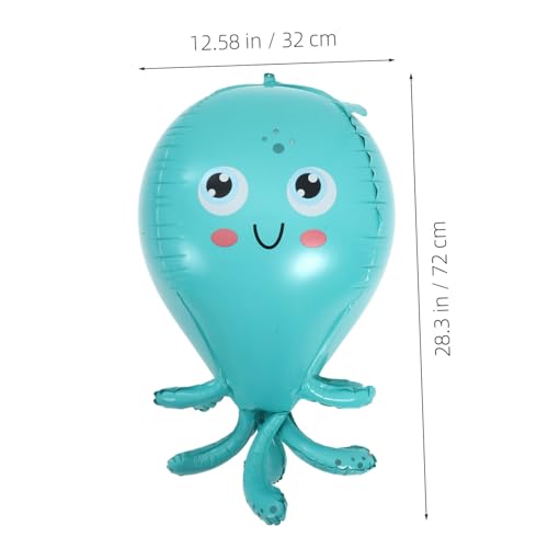 UKCOCO Adorable Octopus Balloons Aluminiumfolie Luftballons für Unterwasser Partydekoration Perfektes Fotorequisit und Raumdeko für Geburtstagsfeiern und Events UKCOCO Adorable Octopus Balloons Aluminiumfolie Luftballons für Unterwasser Partydekoration Perfektes Fotorequisit und Raumdeko für Geburtstagsfeiern und Events von UKCOCO