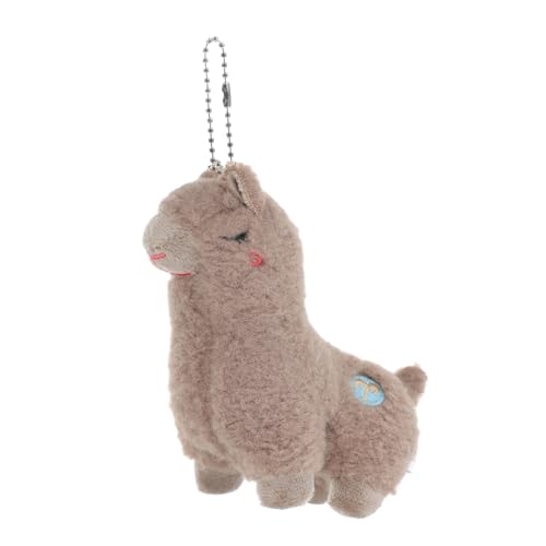 UKCOCO Alpaka-schlüsselanhänger Schlüsselanhänger Alpaka-schlüsselanhänger Kawaii Plüsch-schlüsselanhänger Kawaii-tier-geldbörsen- Alpaka-handtaschenanhänger Alpaka Plüschtier Plüsch von UKCOCO