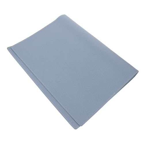UKCOCO Binder Cover Soft PU Leder Notebook Shell Blau Leicht Rutsch Organizer Dokumentenmappe Einzeln Ohne Innenblätter von UKCOCO