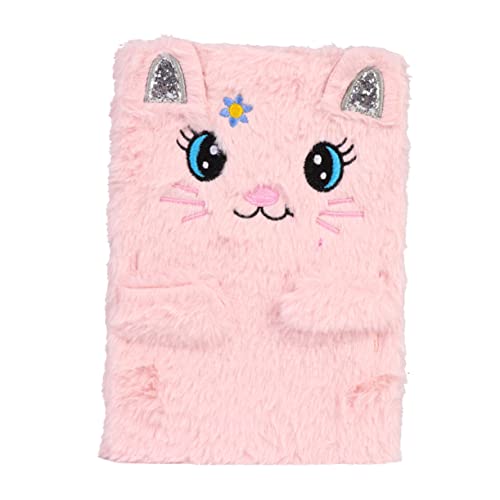 UKCOCO Cartoon Mädchen Notizbuch aus Plüsch Flauschiges Schreibpad für Schüler Niedliches Tagebuch im Katzen Design Rosa für Kreative Ideen Zeichnungen und Persönliche Erinnerungen UKCOCO Cartoon Mädchen Notizbuch aus Plüsch Flauschiges Schreibpad für Schüler Niedliches Tagebuch im Katzen Design Rosa für Kreative Ideen Zeichnungen und Persönliche Erinnerungen von UKCOCO