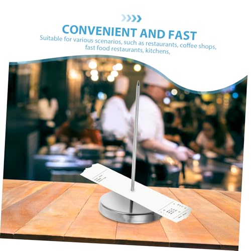 UKCOCO Check Spike mit Stabilem Rundfuß Langlebiger Küchen und Büro Beleghalter Einfacher Tickethalter für Restaurants Hotels Kaffeehäuser für Effizientes Bestell und Quittungsmanagement UKCOCO Check Spike mit Stabilem Rundfuß Langlebiger Küchen und Büro Beleghalter Einfacher Tickethalter für Restaurants Hotels Kaffeehäuser für Effizientes Bestell und Quittungsmanagement von UKCOCO