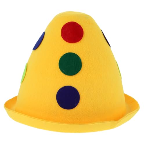 UKCOCO Clown Hut für Karneval und Fasching Lustige Kopfbedeckung aus Weichem Material für Partys Halloween und Cosplay Requisite für Fröhliche Feiern und von UKCOCO