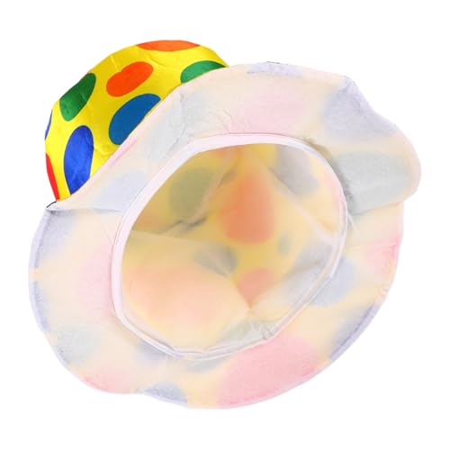 UKCOCO Clownhut für Halloween und Karneval Lustiger Cosplay Clownhut für Partys und Geburtstagsfeiern aus Weichem Material Bequem und Langlebig Perfektes Kostümzubehör von UKCOCO