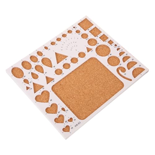 UKCOCO DIY Papier Quilling Werkzeug Kork Quilling Schablone Tragbares Template für Kreative Papierkunst Ergonomisches Design für Anfänger Geeignet Langlebig und Robust von UKCOCO