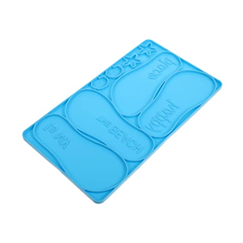 UKCOCO DIY Slipper Silikonform für Epoxidharz Flexibel Reißfest und Langlebig Wiederverwendbar Geruchsneutral für Wanddekorationen und Kreative Bastelprojekte von UKCOCO