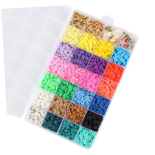 UKCOCO DIY Tonarmband mit Bunten Polymer Tonperlen für Schmuckherstellung zum Basteln von Halsketten Armbändern und Mehr Perfektes UKCOCO DIY Tonarmband mit Bunten Polymer Tonperlen für Schmuckherstellung zum Basteln von Halsketten Armbändern und Mehr Perfektes von UKCOCO