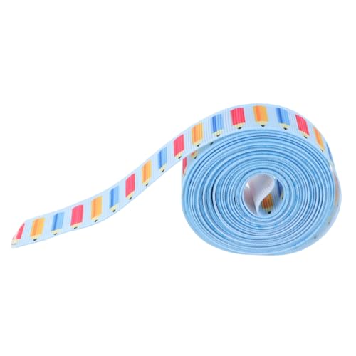 UKCOCO Dekoratives Ripsband Rolle Rückkehr Schule Strapazierfähiges Geschenkband für DIY Basteln Haarschleifen Verpackung Kranz und Partydekoration UKCOCO Dekoratives Ripsband Rolle Rückkehr Schule Strapazierfähiges Geschenkband für DIY Basteln Haarschleifen Verpackung Kranz und Partydekoration von UKCOCO