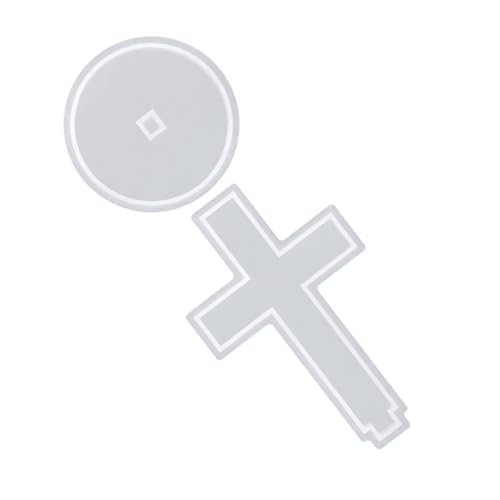 UKCOCO Diy-kreuz-harzform, Große Silikonform Zum Gießen Von Epoxidharz, Stehendes Kreuz Mit Sockel Für Heimdekoration, Kerzenherstellung, Religiöse Kunstprojekte UKCOCO Diy-kreuz-harzform, Große Silikonform Zum Gießen Von Epoxidharz, Stehendes Kreuz Mit Sockel Für Heimdekoration, Kerzenherstellung, Religiöse Kunstprojekte von UKCOCO